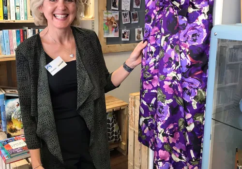 Mandy a volunteer at our Moorland Road Charity Shop