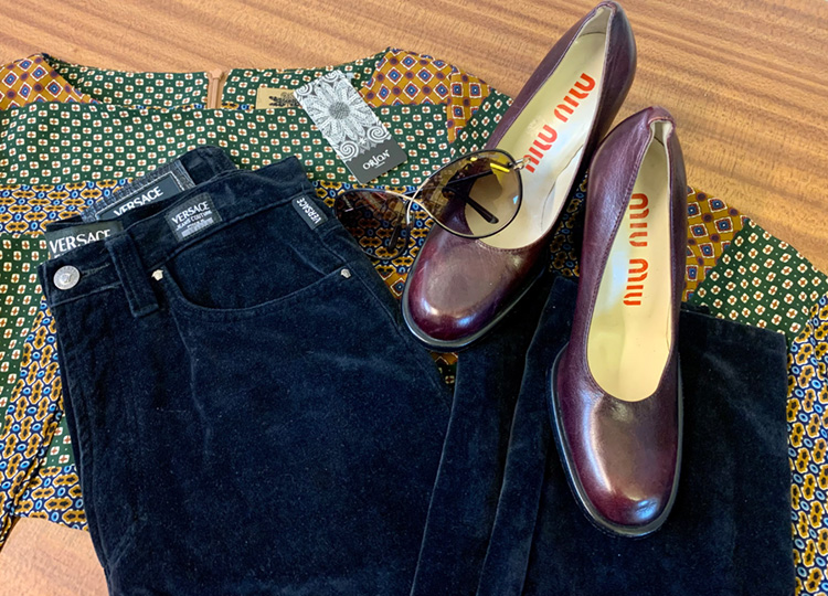 fashion labels clothes from charity ebay shop 