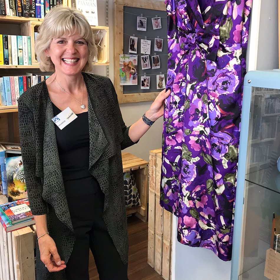 Mandy a volunteer at our Moorland Road Charity Shop 