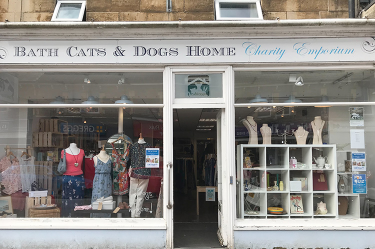 Moorland Road charity shop front